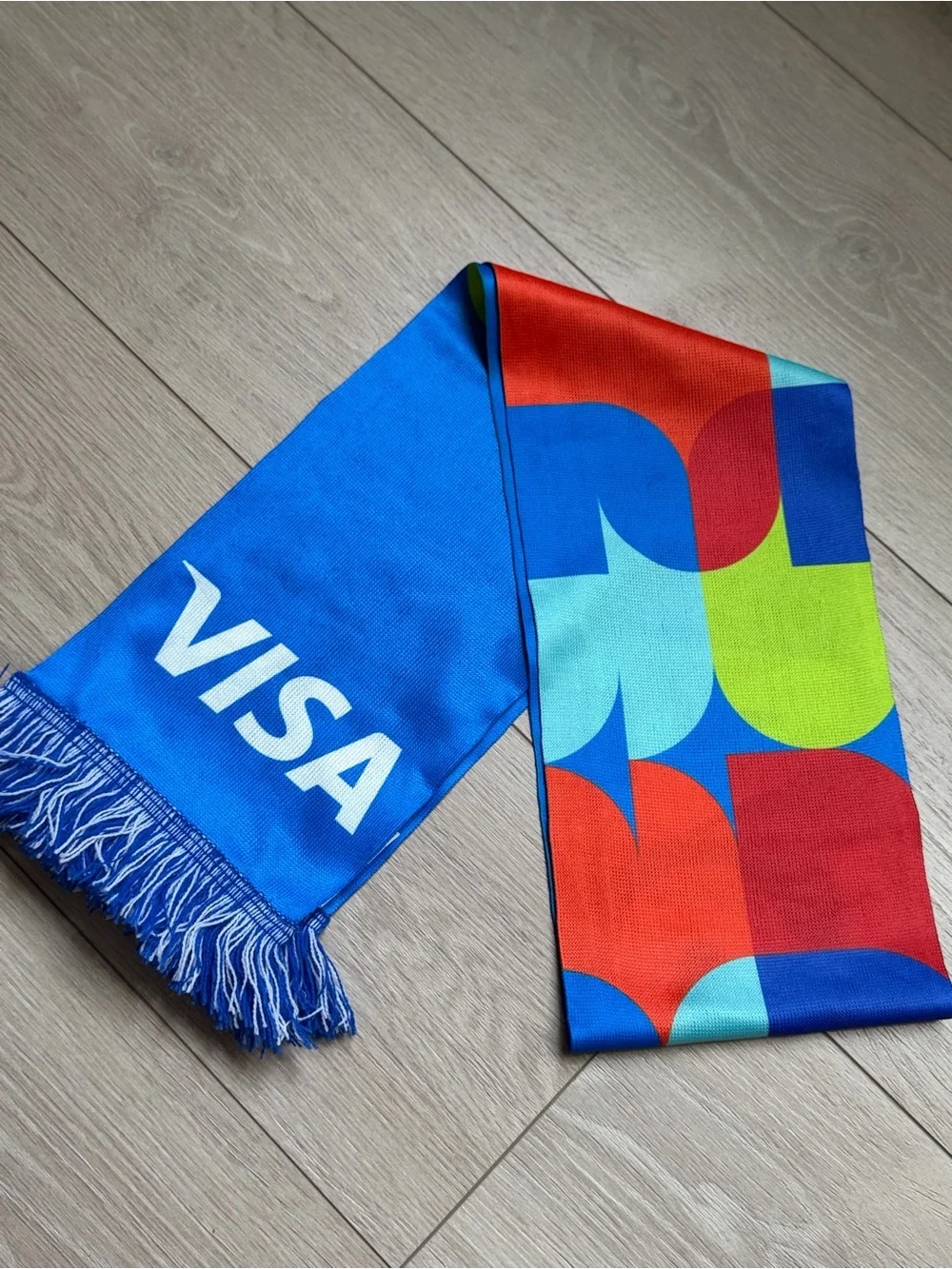 FIFA World Cup 2026 Official Scarf Blue Multicolor NEW